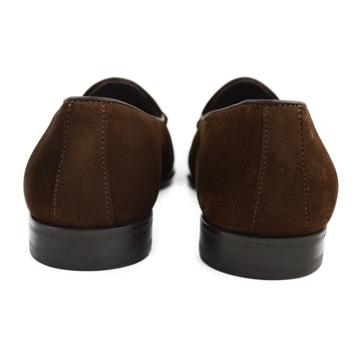 Berwick 1707 Tassel Belgian Loafer (4951) Dark Brown Suede