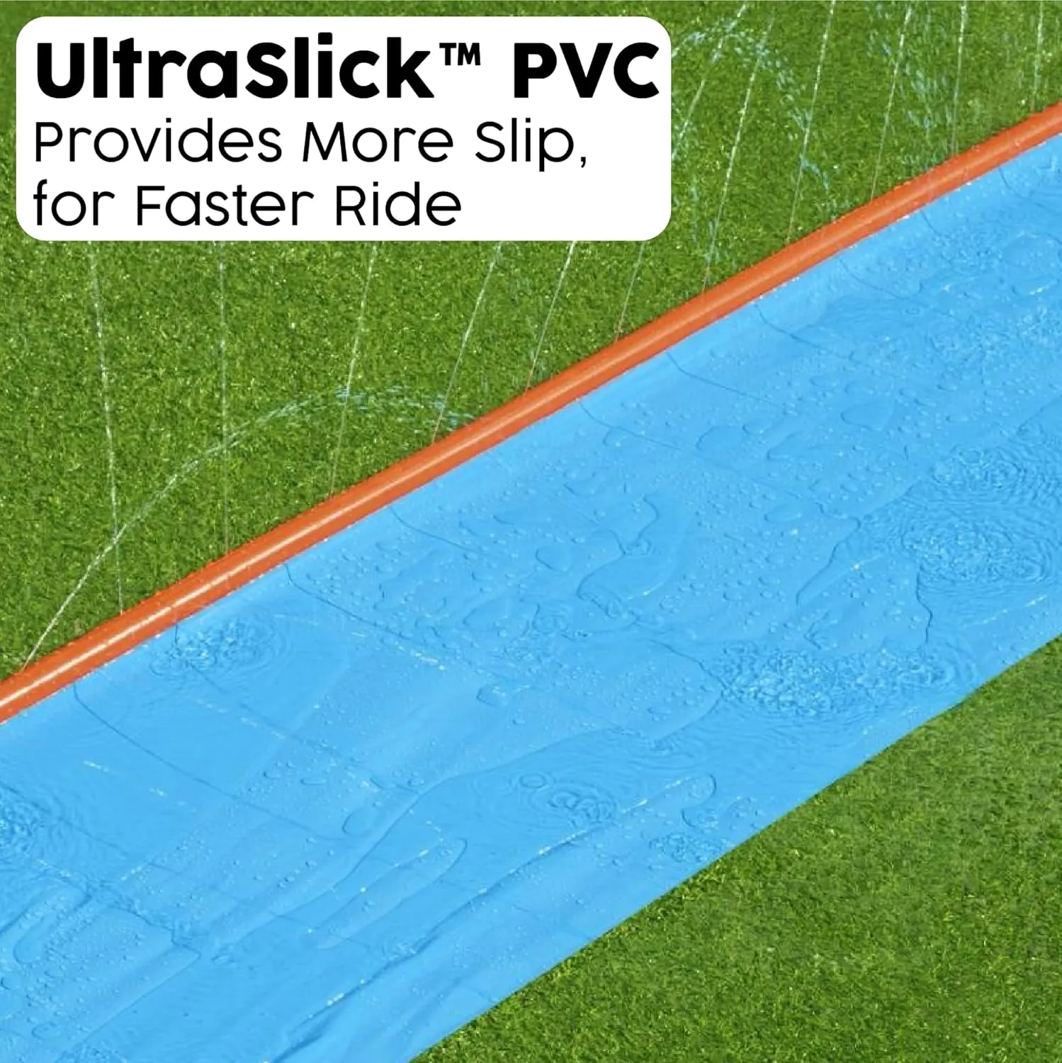 Bestway H20GO Tsunami Single Lane Slip and Slide, Inflatable Water Slide for Kids, Summer Garden Outdoor Toy with Built-in Sprinklers and Splash Ramp