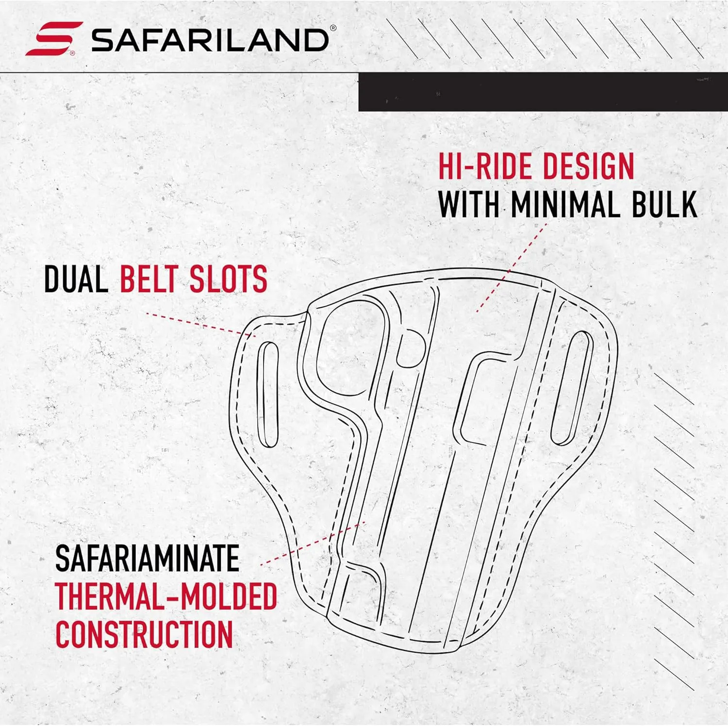 Bianchi Safariland 6378 ALS Paddle & Belt Slide Holster