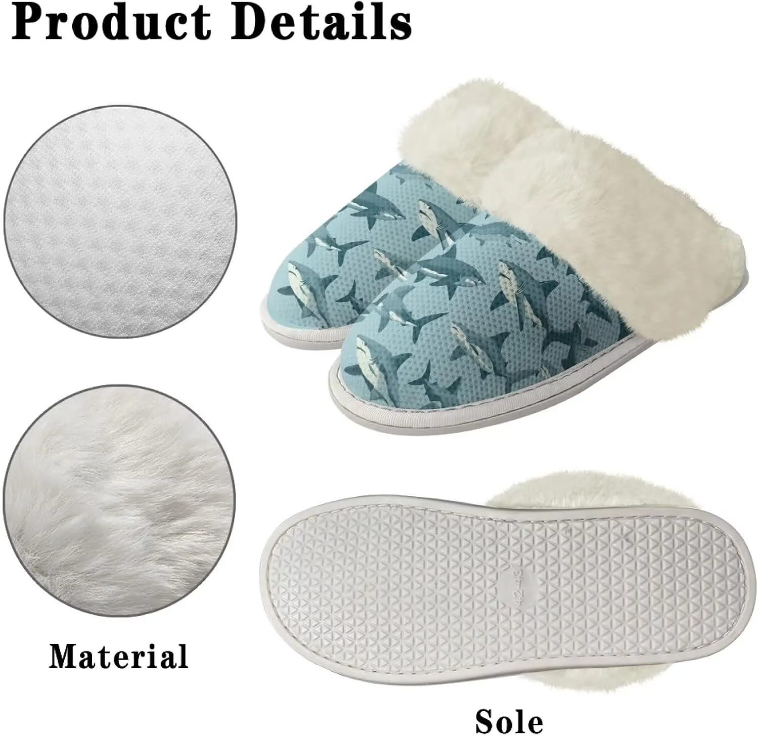 Binienty Women Fuzzy Slippers Slip On Slippers for Men Ladies Casual Winter Shoes Indoor
