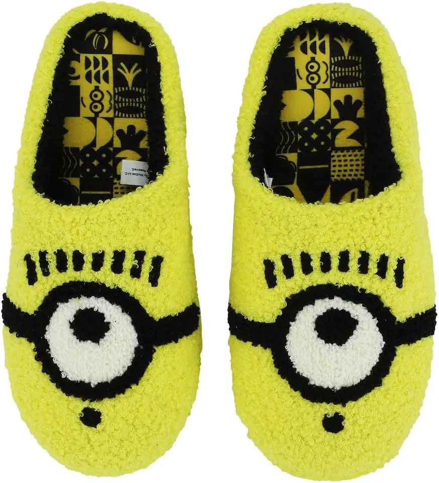 Bioworld Despicable Me Minions Adult Yellow Scuff Slippers