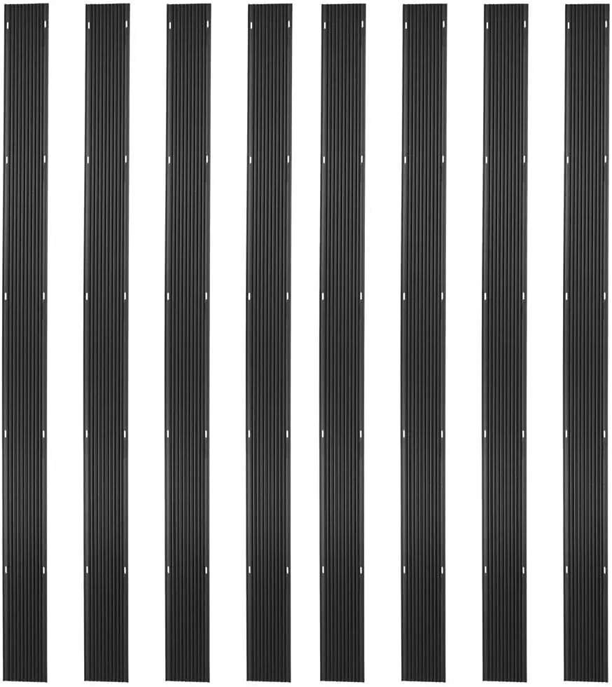 Black Ice Snowmobile Trailer Ski Guides 7'10" Carbide Glide Protector 8 Pack for More Than 62' Total SKI-G96-8 for Trailers or Truck Beds