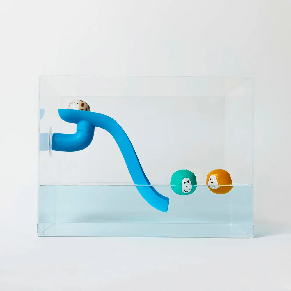 Blue Bathtime Slide Set