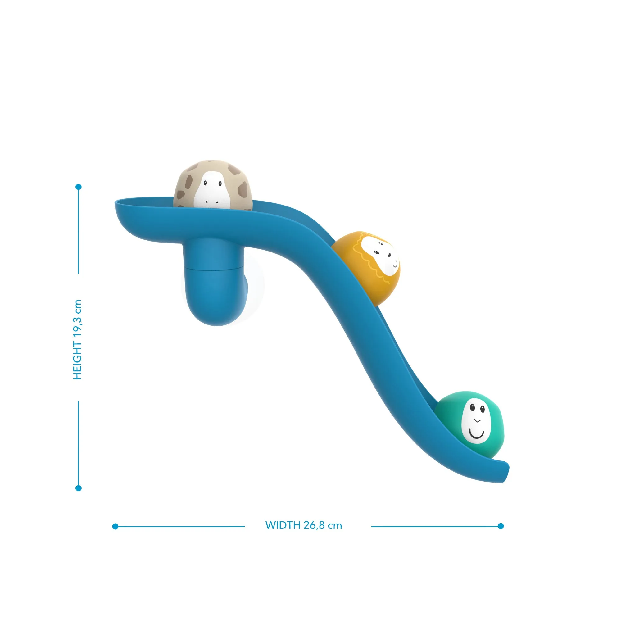 Blue Bathtime Slide Set