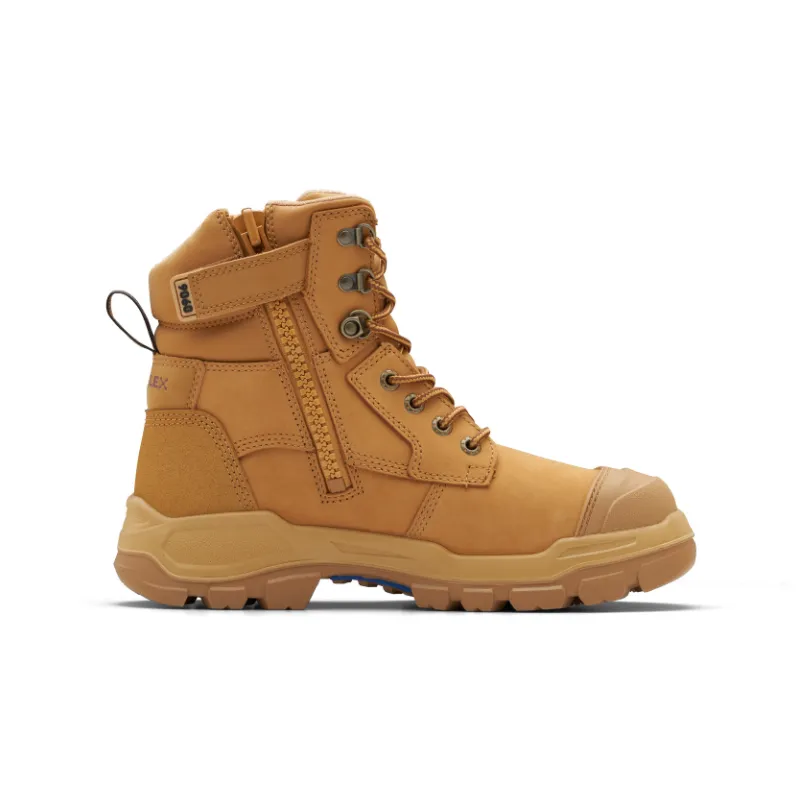 Blundstone Unisex #9060 Rotoflex Zip Side, Scuff Cap Safety Boot