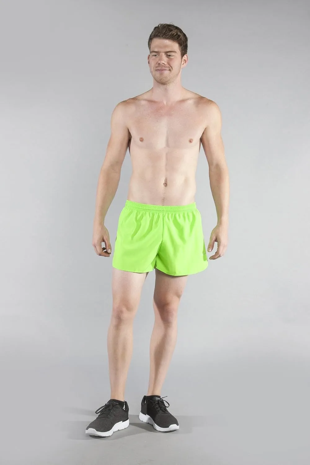 BOA Mens 3" Half Split Trainer Solid Running Short (1206B)