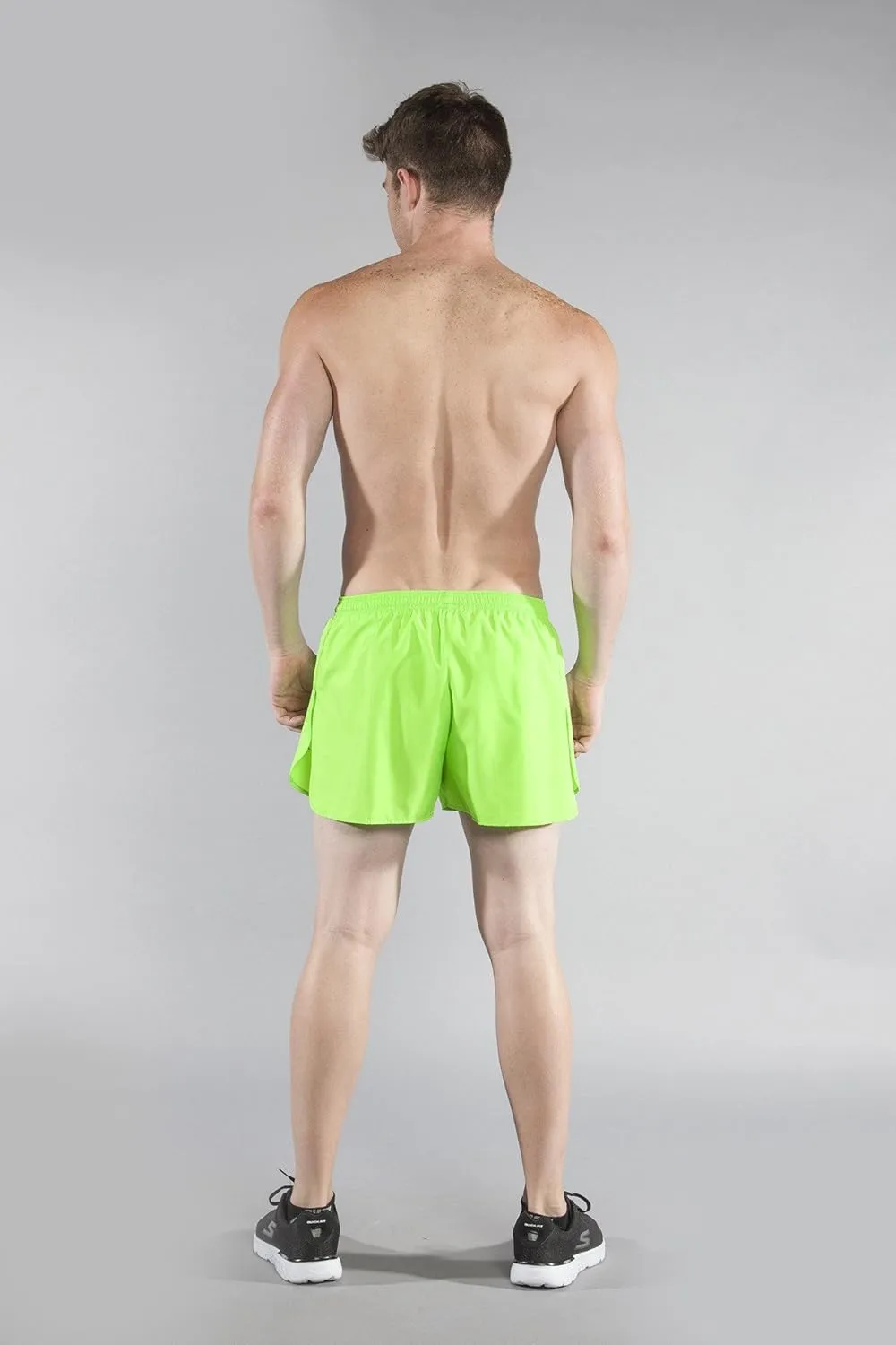 BOA Mens 3" Half Split Trainer Solid Running Short (1206B)