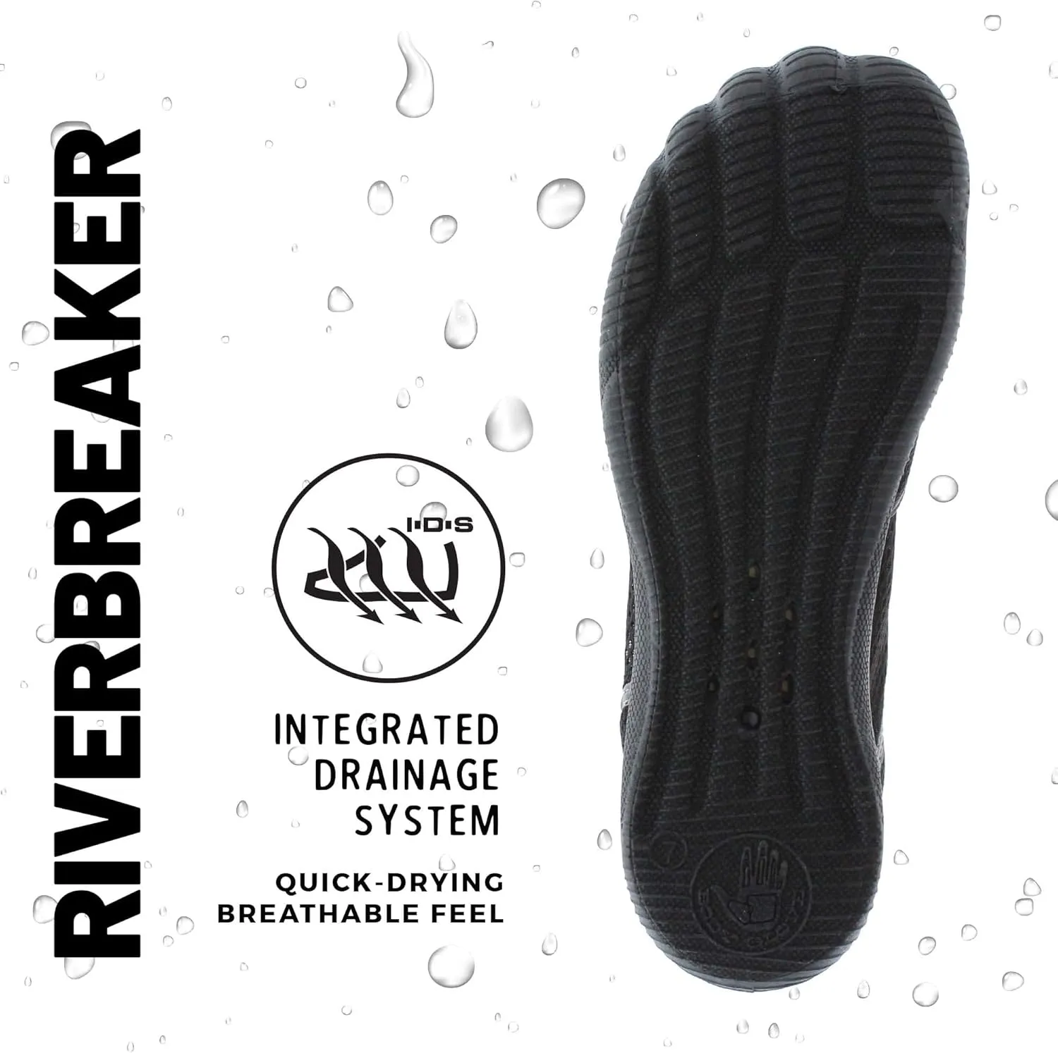 Body Glove Men's Riverbreaker Quick-Dry Water Socks - Beach & Swim Aqua Shoes