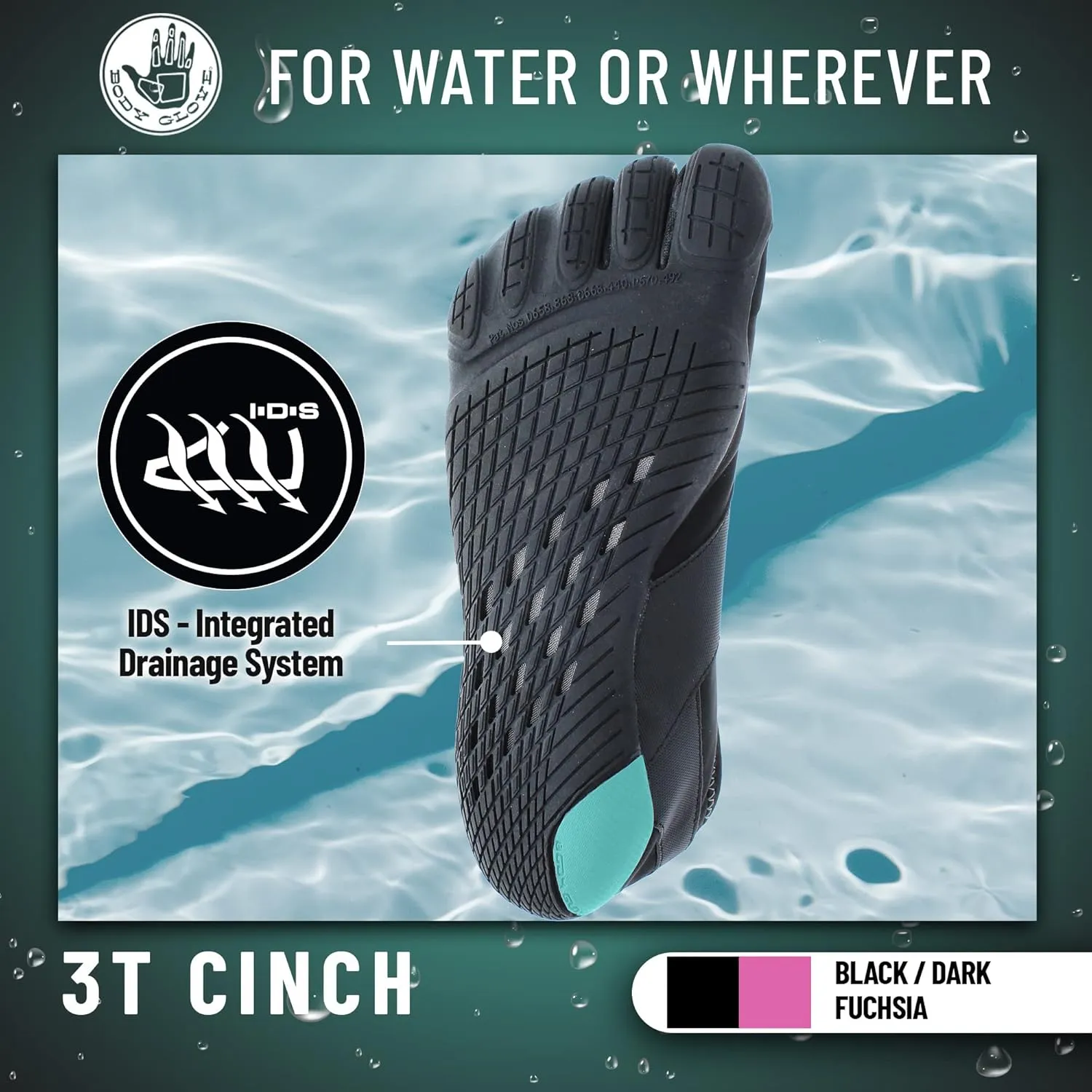 Body Glove Women's Cinch Water Shoes - Aqua, Beach & Swim Shoes for Women