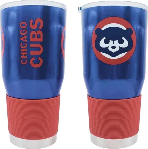 Boelter Brands Licensed MLB Alternate Style Stainless Steel Double Wall Vacuum Insulated Game Day Ultra 30oz Travel Tumbler (Chicago Cubs)