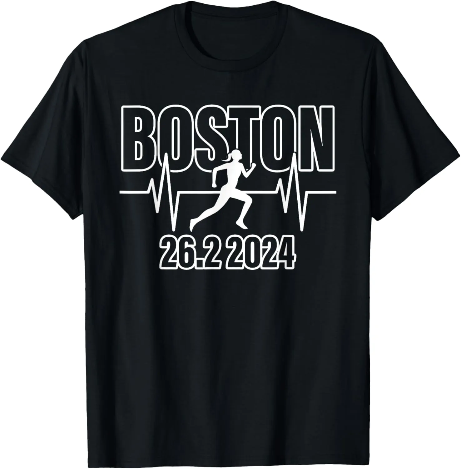 Boston 26.2 2024 Marathon Finisher Running Runner T-Shirt