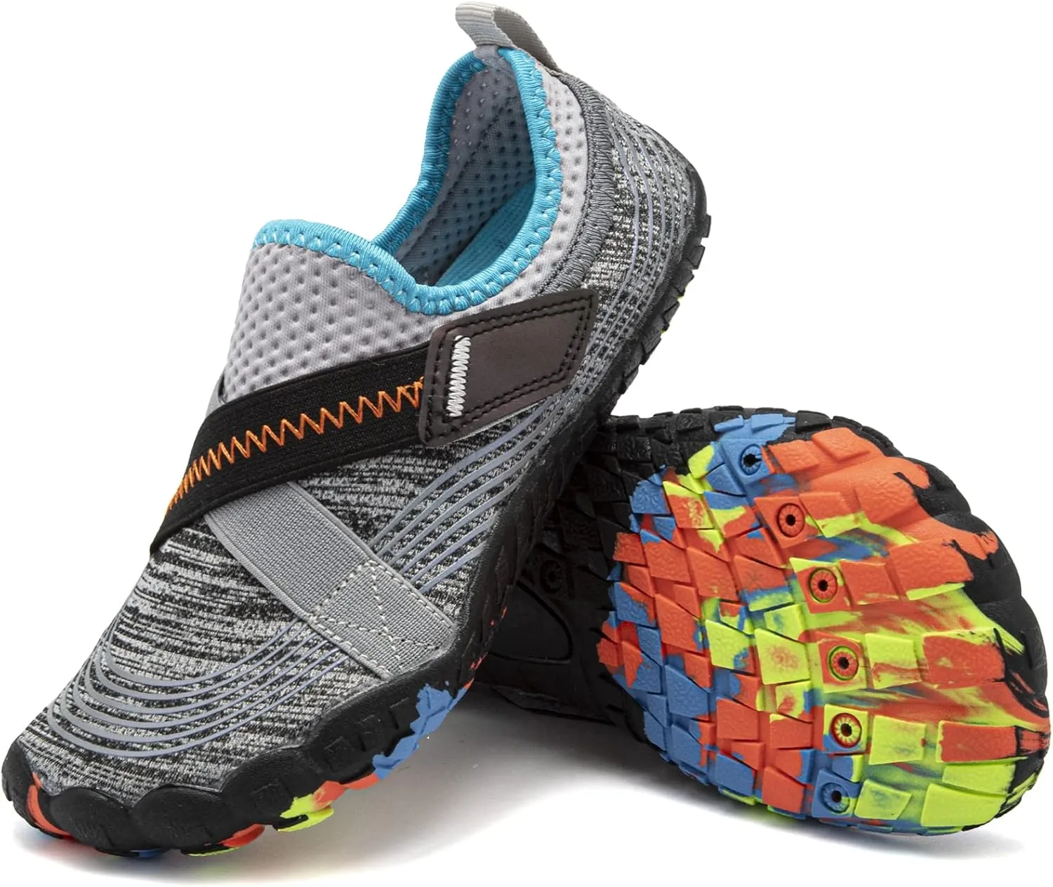Boys & Girls Water Shoes Lightweight Comfort Sole Easy Walking Athletic Slip on Aqua Sock(Toddler/Little Kid/Big Kid)
