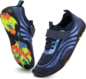 Boys & Girls Water Shoes Lightweight Comfort Sole Easy Walking Athletic Slip on Aqua Sock(Toddler/Little Kid/Big Kid)