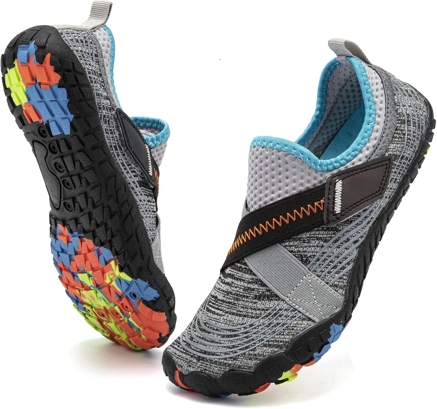 Boys & Girls Water Shoes Lightweight Comfort Sole Easy Walking Athletic Slip on Aqua Sock(Toddler/Little Kid/Big Kid)