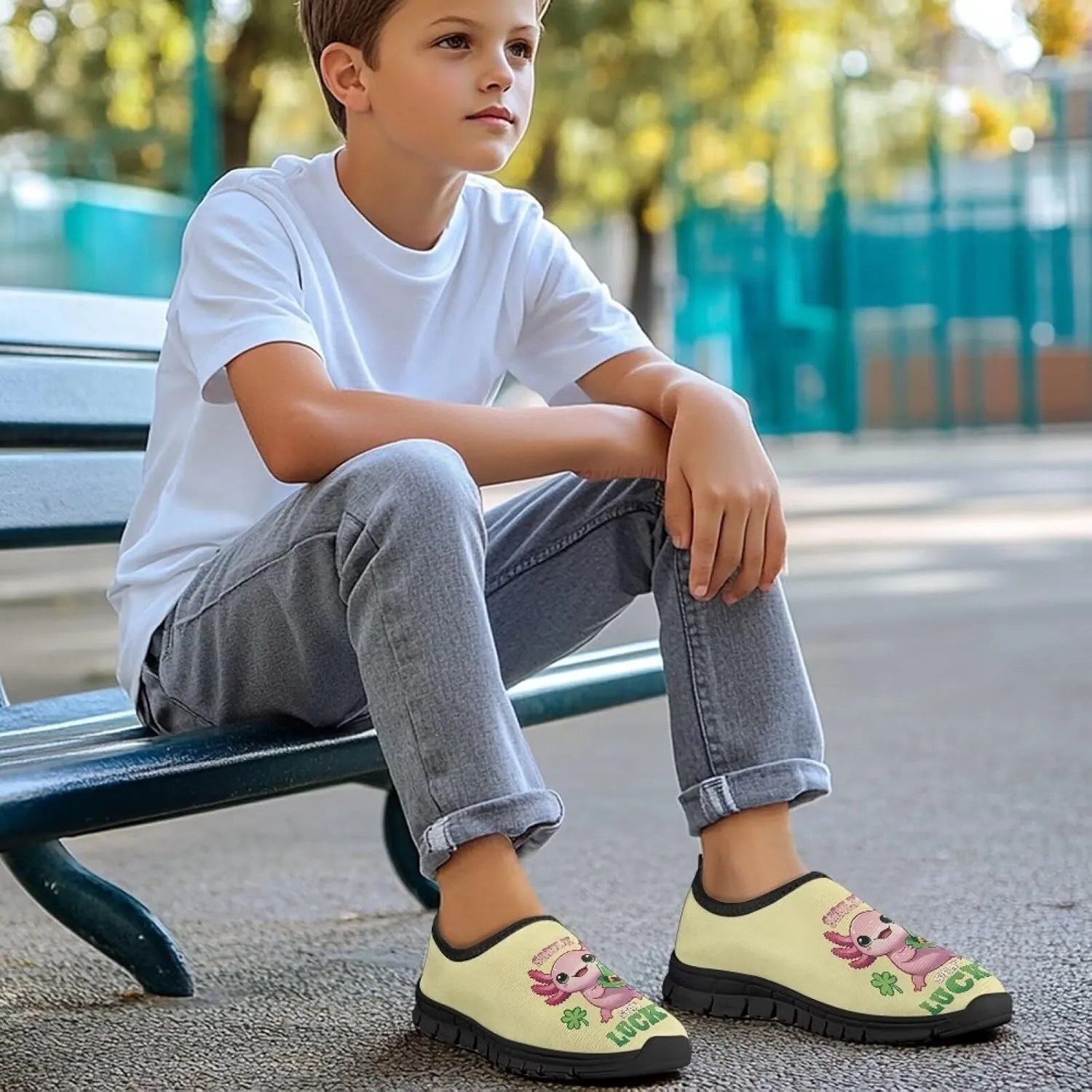 Boys St Patrick's Day Shoes Slip On Running Shoes Kids Holiday Present