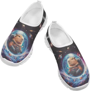 Boys Tennis Shoes Non Slip Kids Slip On Sneakers for Outdoor Activities