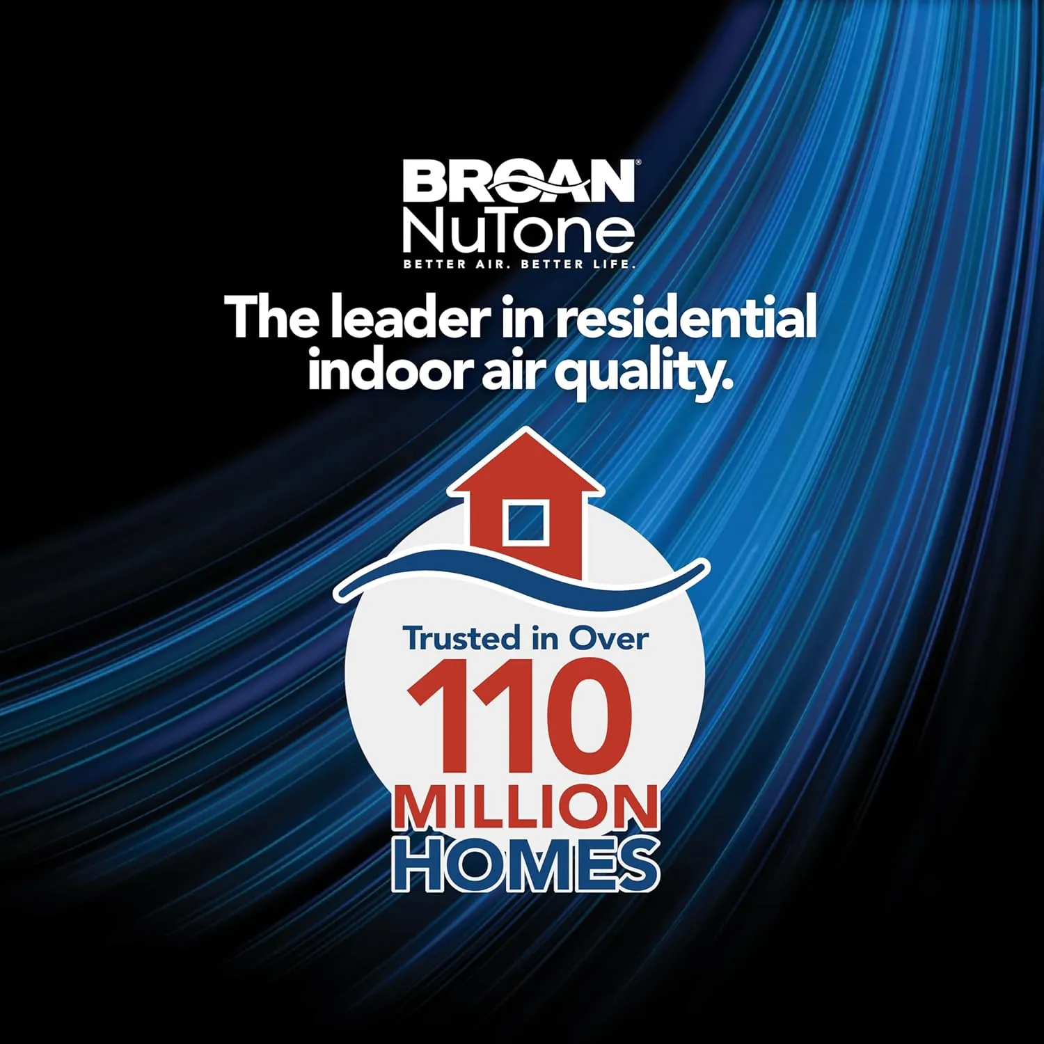 Broan-NuTone EVOLVE Premium Bathroom Exhaust Fan w/Continuous Run, 50-80-110 Selectable CFM