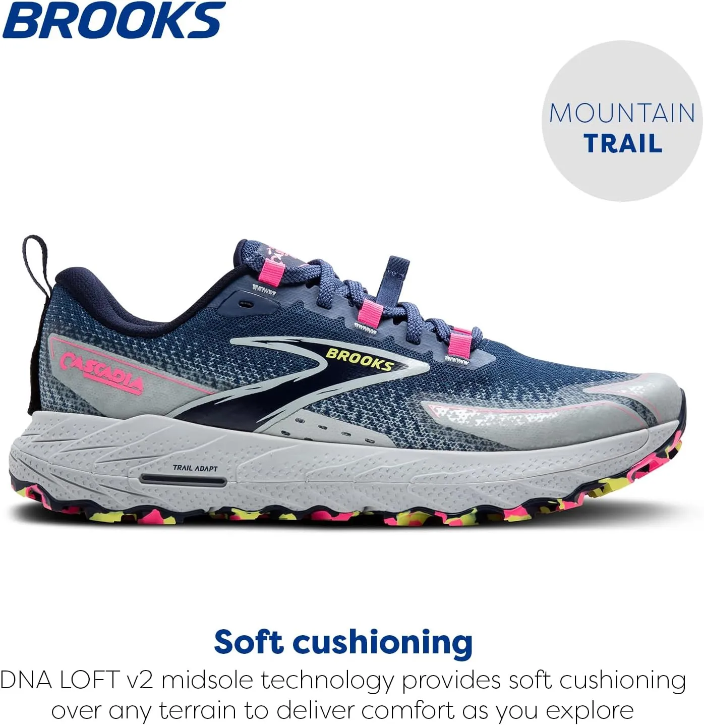 Brooks Women’s Cascadia 18 Mountain Trail Running Shoe