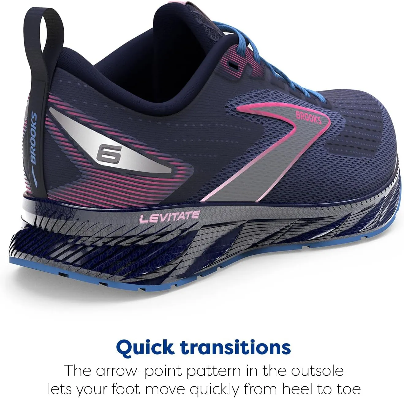 Brooks Women’s Levitate 6 Neutral Running Shoe