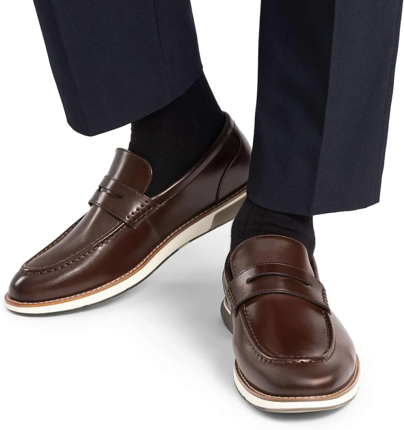 Bruno Marc Men's Dress Penny Loafer Slip-on Shoes
