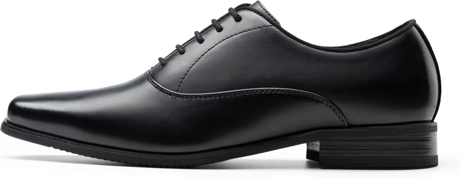 Bruno Marc Men's Dress Shoes Bussiness Formal Oxfords Wesley Lace Up Soft Plain-Toe