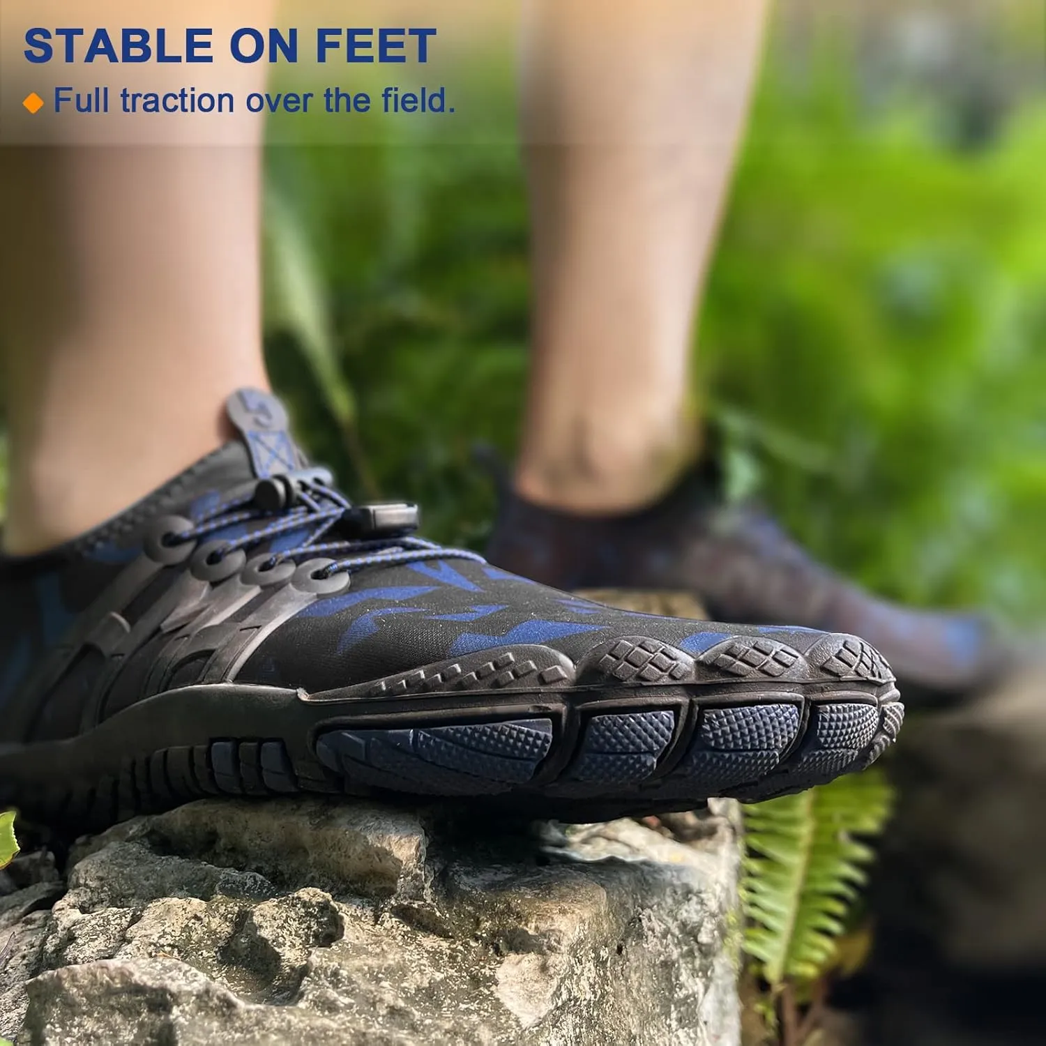 BULLIANT Water Shoes Men, Unisex Barefoot Aqua Shoes for Men Women Hiking Swimming Shoe
