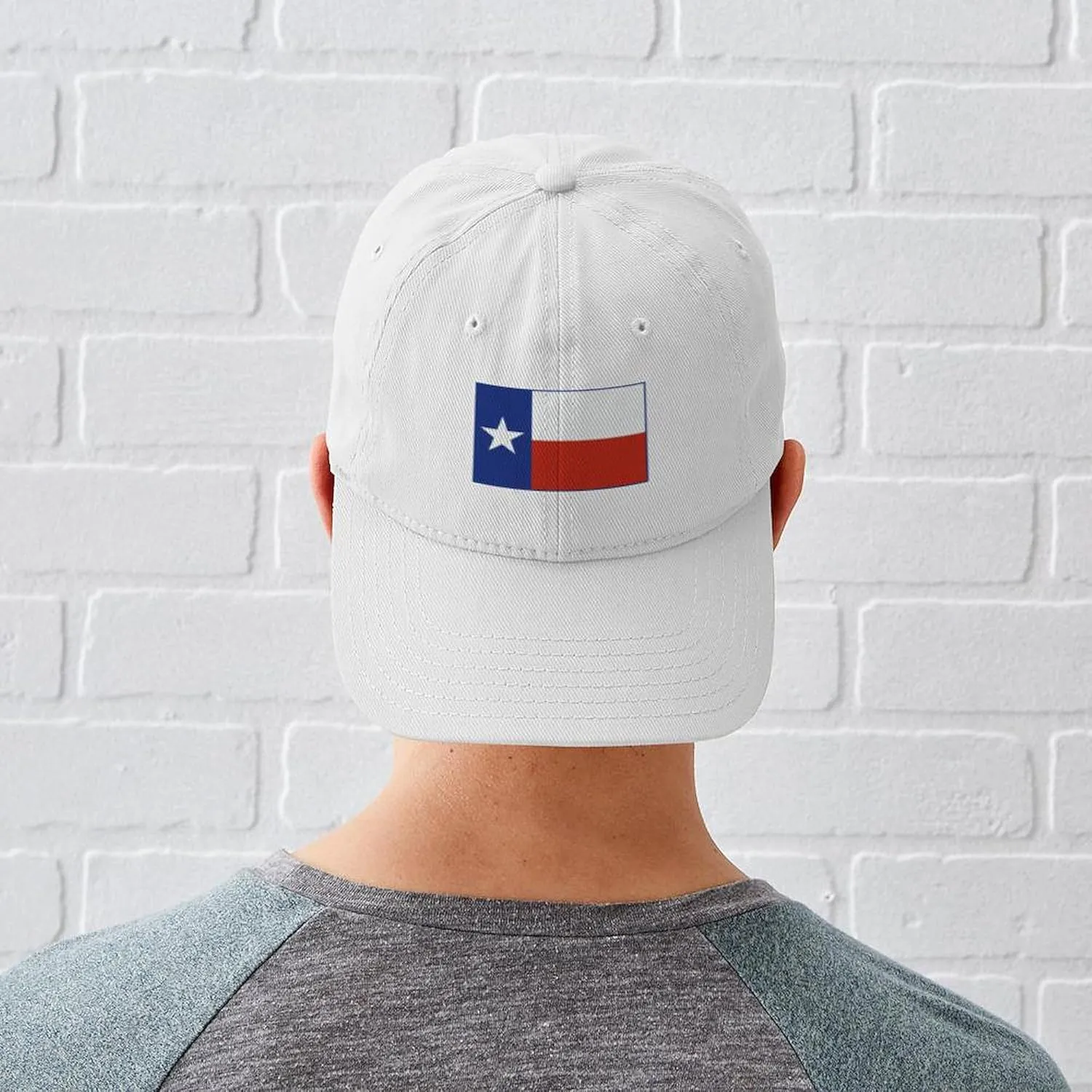 CafePress Texas Retro State Flag Black Cap Black Baseball Cap