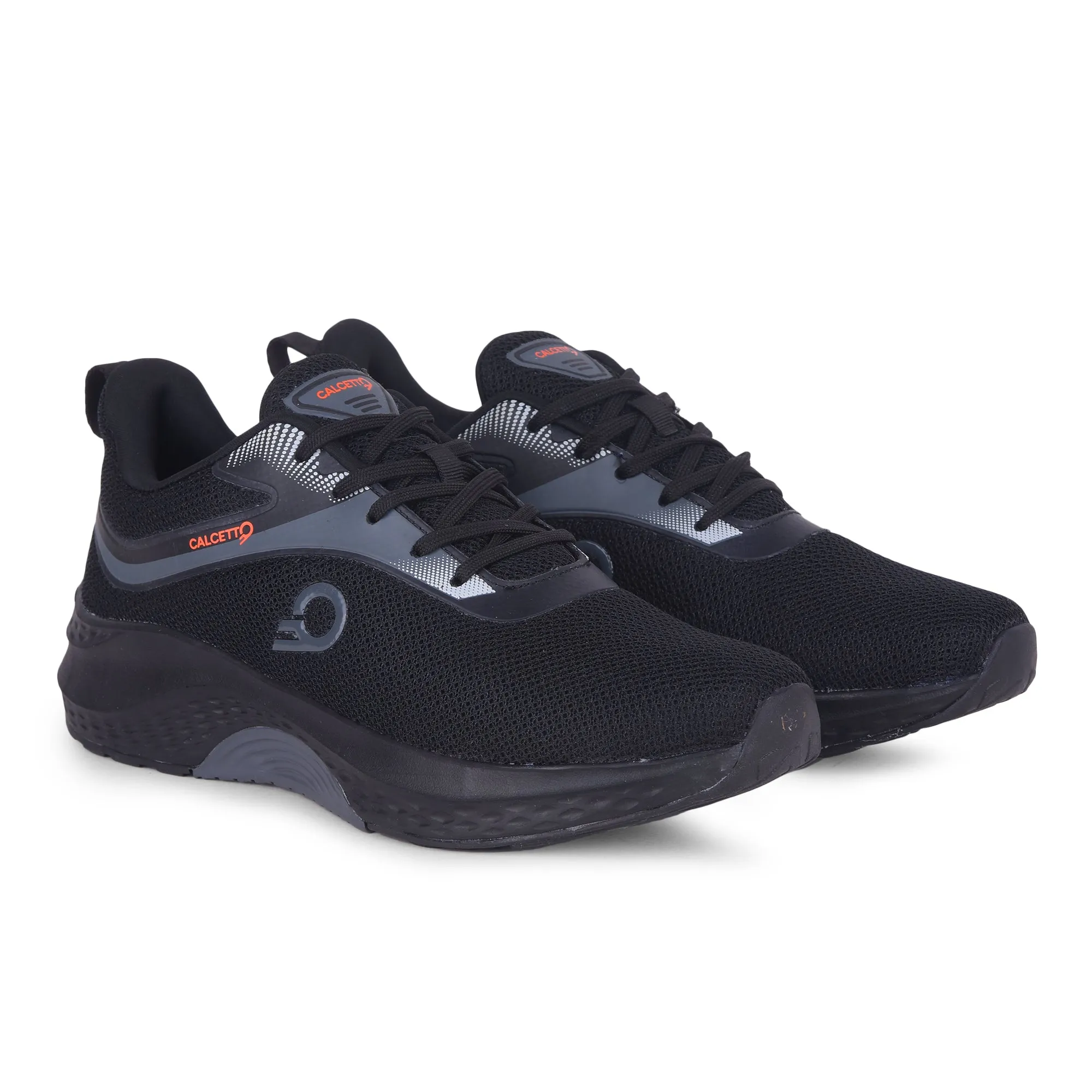 Calcetto Lightweight Casual Men'S Running Sports Shoes CLT-2032 Black