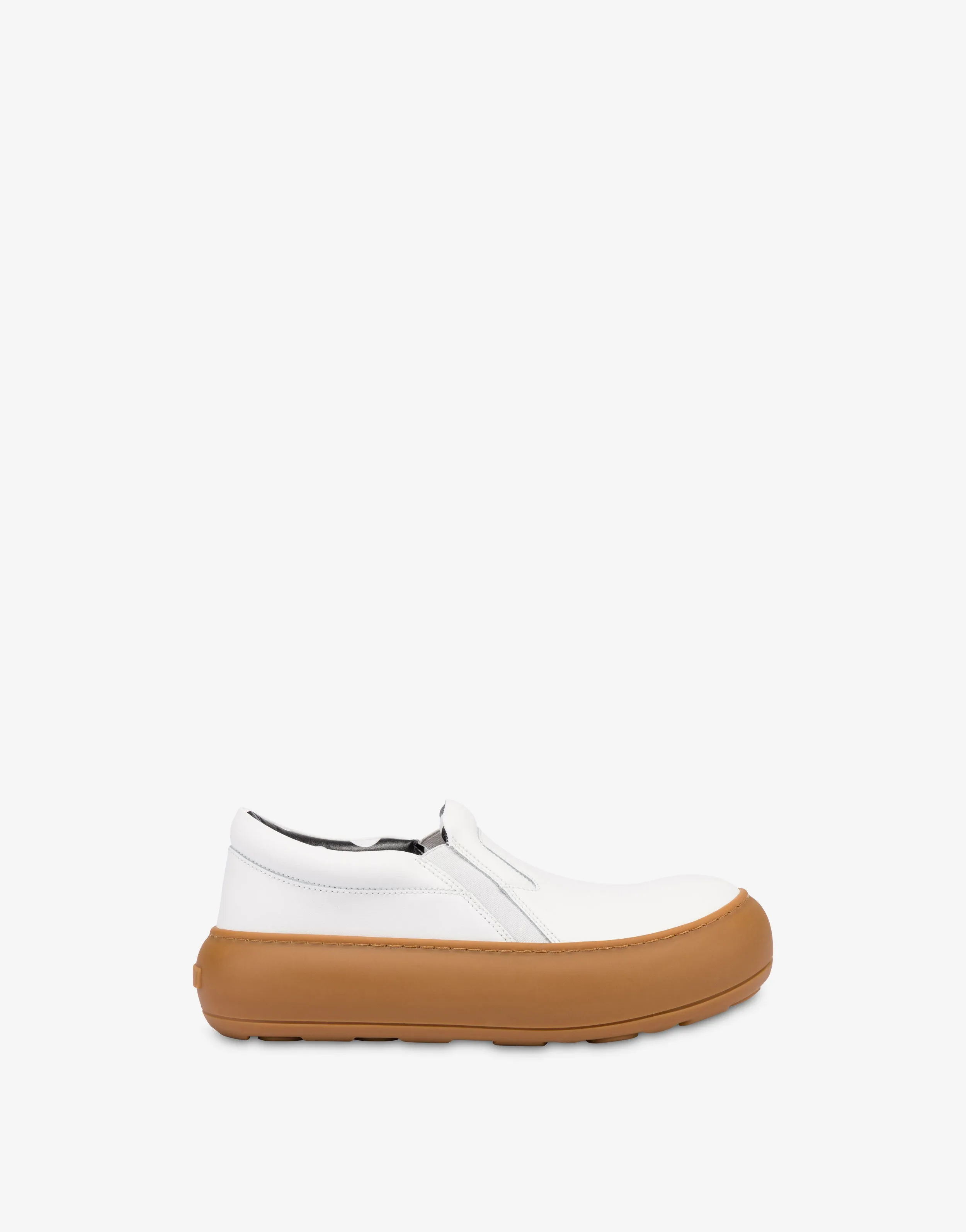 Calfskin slip-on trainers