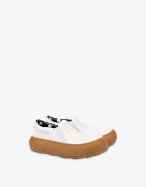 Calfskin slip-on trainers