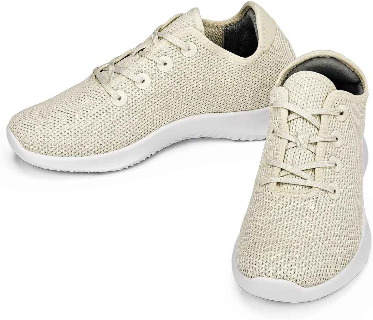 CALTO Men's Invisible Height Increasing Elevator Shoes - Ultra Lightweight Knitted Sporty Sneakers - 2.4 Inches Taller