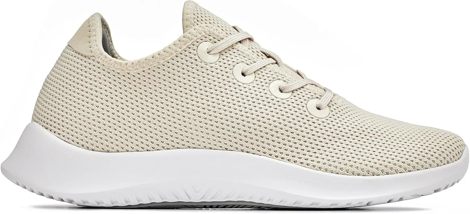 CALTO Men's Invisible Height Increasing Elevator Shoes - Ultra Lightweight Knitted Sporty Sneakers - 2.4 Inches Taller