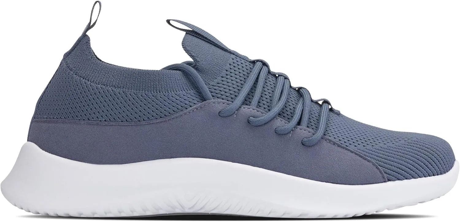 CALTO Men's Invisible Height Increasing Elevator Shoes - Ultra Lightweight Sporty Sneakers - 2.4 Inches Taller