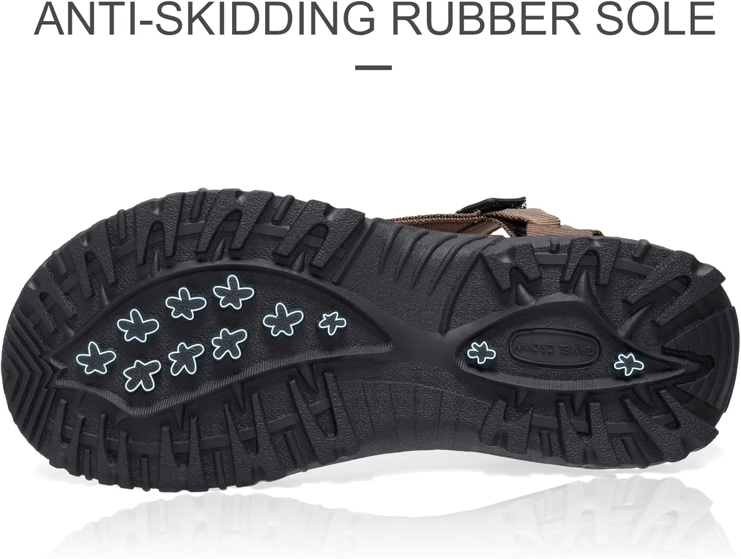 CAMEL CROWN Hiking Sport Sandals for Men Anti-skidding Water Sandals Comfortable Athletic Sandals for Outdoor Wading Beach