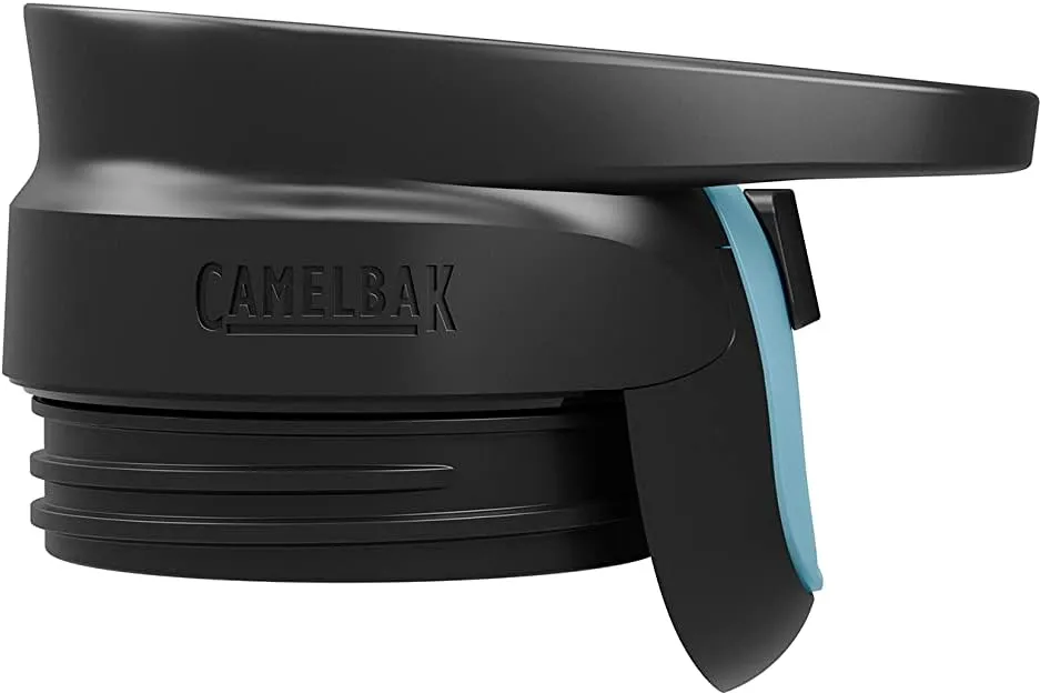 CamelBak Forge Flow Coffee & Travel Mug, Insulated Stainless Steel - Non-Slip Silicon Base - Easy One-Handed Operation - 20oz, Dusk Blue