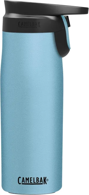 CamelBak Forge Flow Coffee & Travel Mug, Insulated Stainless Steel - Non-Slip Silicon Base - Easy One-Handed Operation - 20oz, Dusk Blue