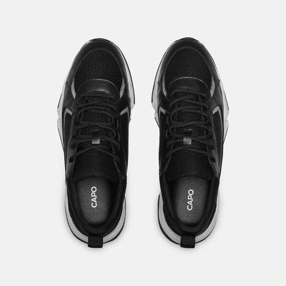 Capo Runner Trainer - Black/White