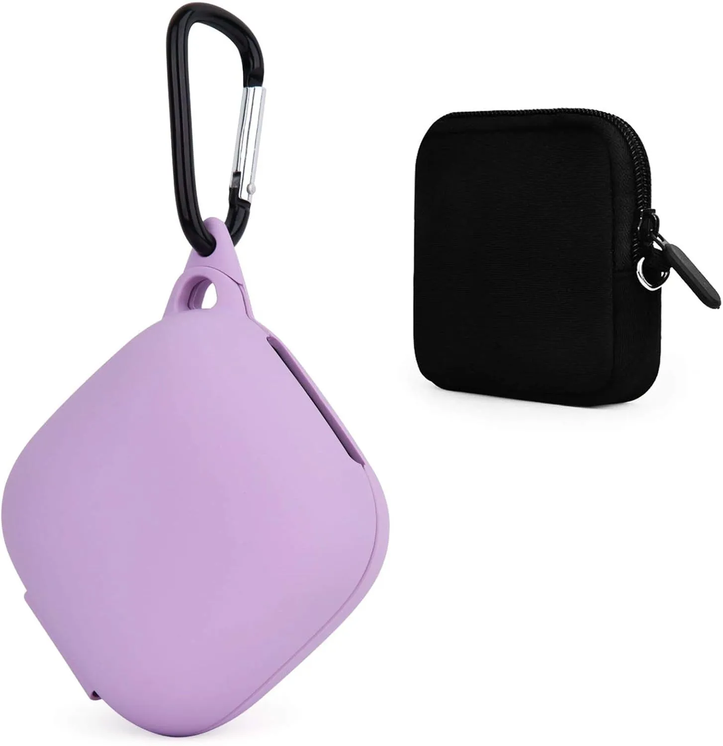 Case Compatible for Powerbeats Pro Case Skin,Anti-Lost & Shockproof Easy Carrying Silicone Case Cover Accessories with Keychain and Lightweight Storage Carying Case Bag