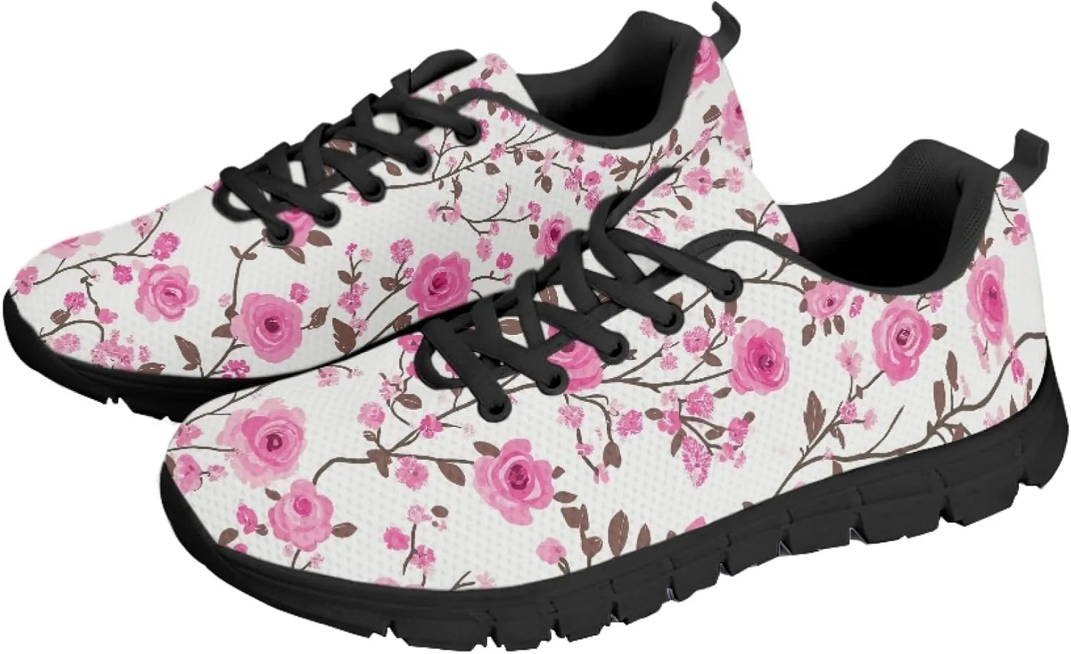 Casual Shoes for Teens Womens Trainer Running Travel Sneaker Walking Low Heel Lace Up Teens Adults Lightweight Sneakers