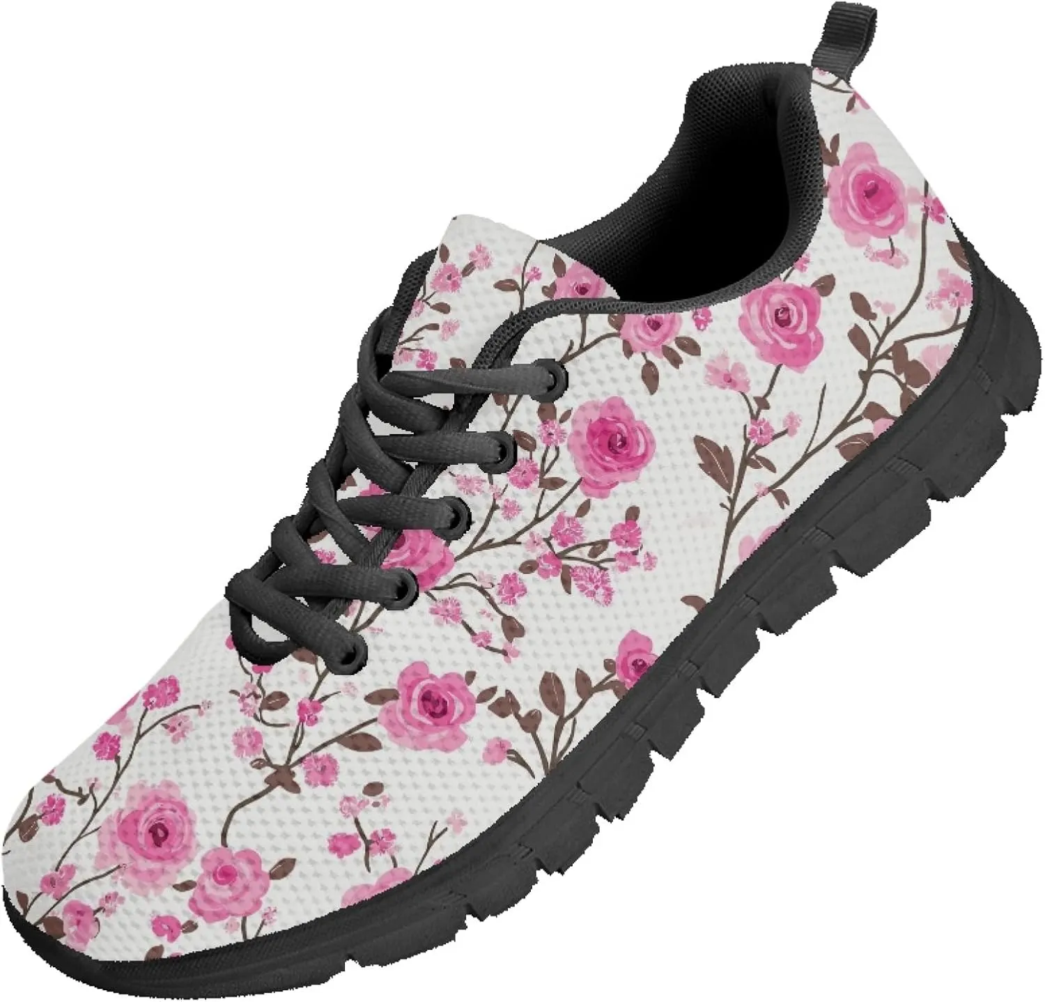Casual Shoes for Teens Womens Trainer Running Travel Sneaker Walking Low Heel Lace Up Teens Adults Lightweight Sneakers