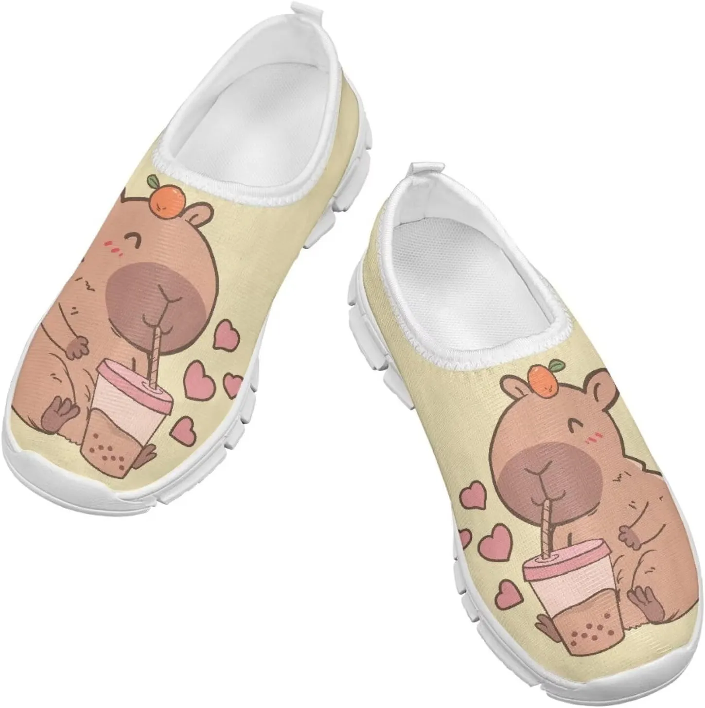 Children's Casual Shoes Slip on Walking Shoes for Little Boys Girls Breathable Running Shoes Lightweight Non-Slip Unisex Fashion Sneakers SizeUS 11-15