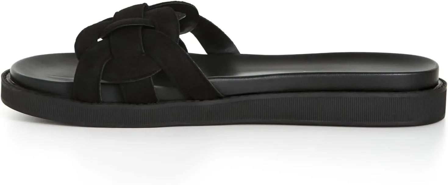 City Chic Women's Wide Fit Slide Sandals - Star Weave