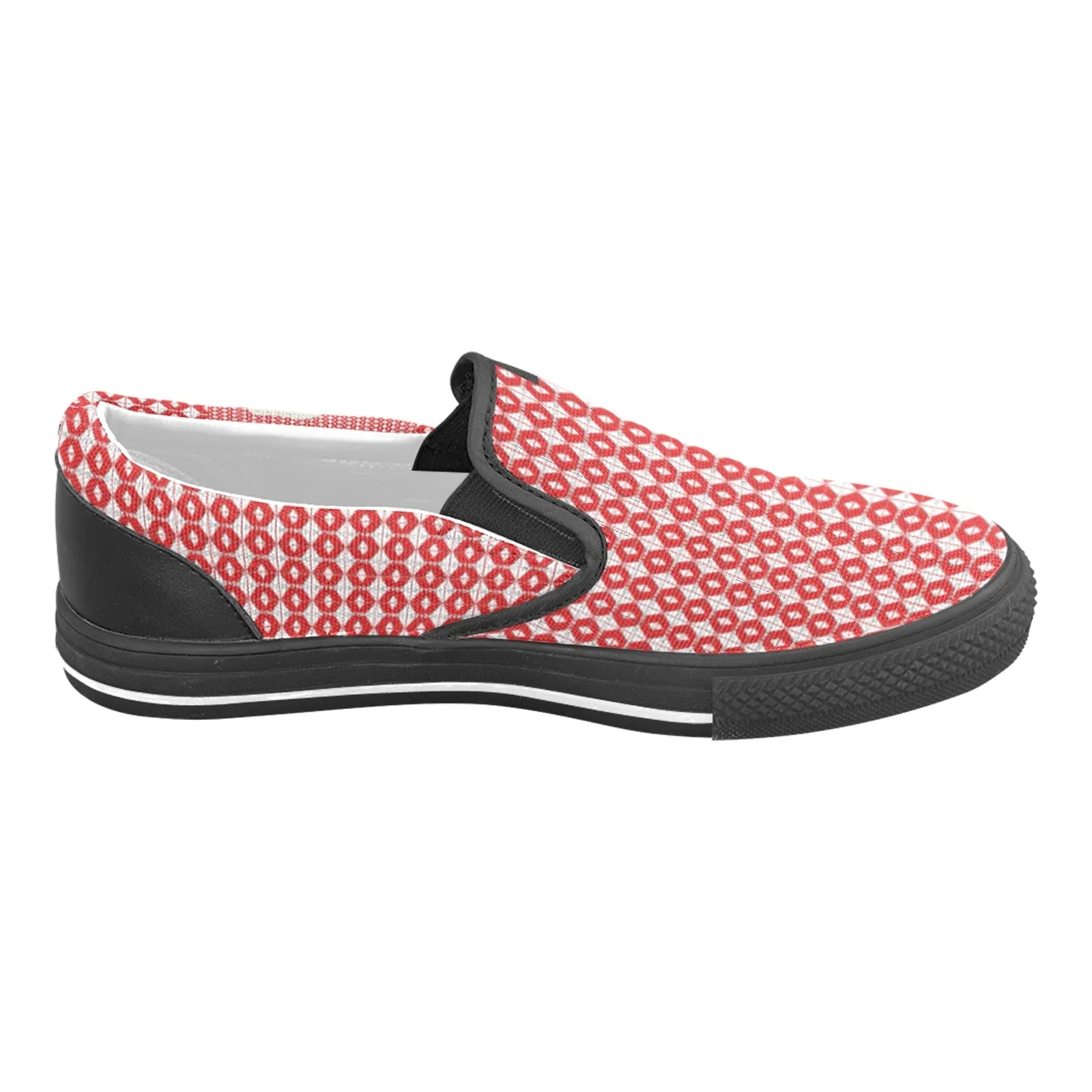 CITYBOY SKI PRINT Men's Slip-on Canvas Shoes (Model 019)