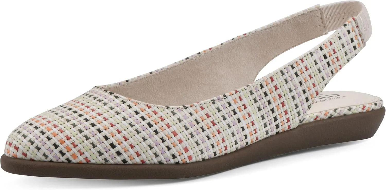CLIFFS BY WHITE MOUNTAIN Women's Memory Slingback Loafer Flat