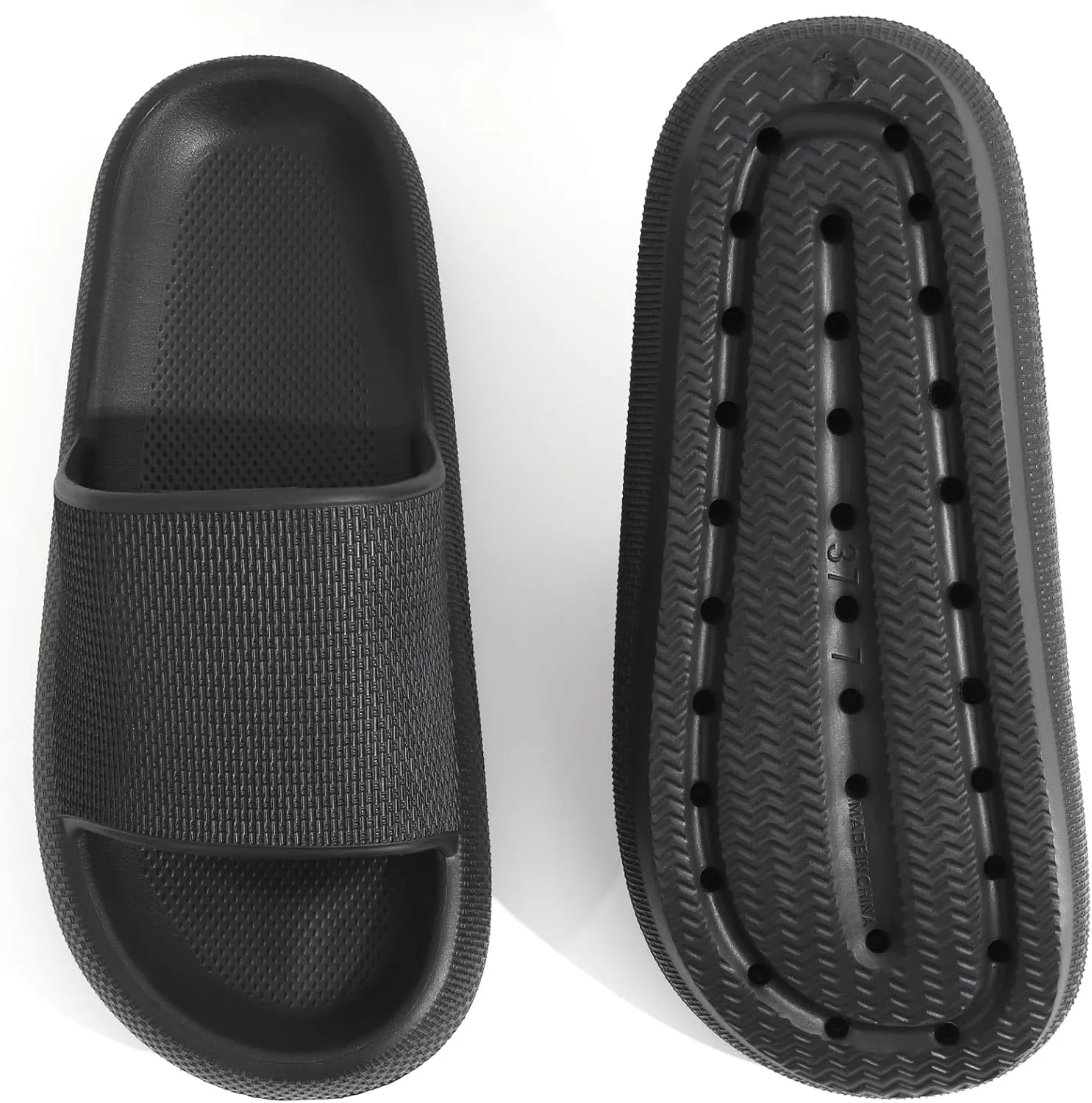 Cloud Slides for Women Pillow Slides Shower Shoes Cloud Recovery Slide Sandals Cushion Thick Sole Pillow Slippers Comfort Indoor and Outdoor Slide