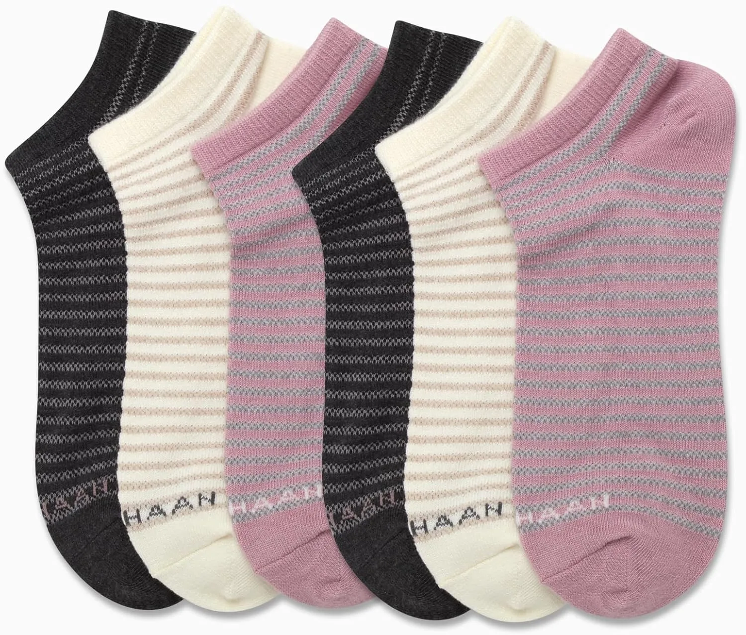 Cole Haan Women's Performance Cushion No Show Athletic Socks (6 Pairs)