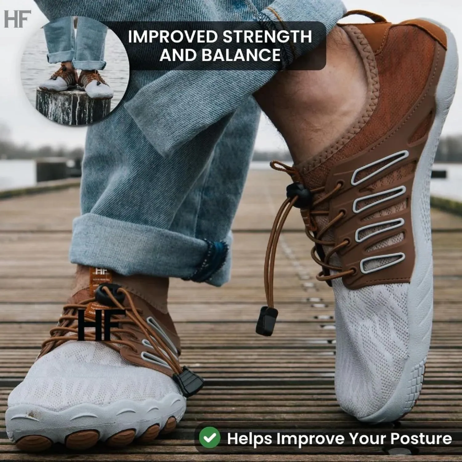 Colson Pro Healthy - Non Slip Barefoot Shoes, Soft, Flexible, and Thin Soles Quick Dry Shoe, Ideal Choice Daily Wear, Unisex