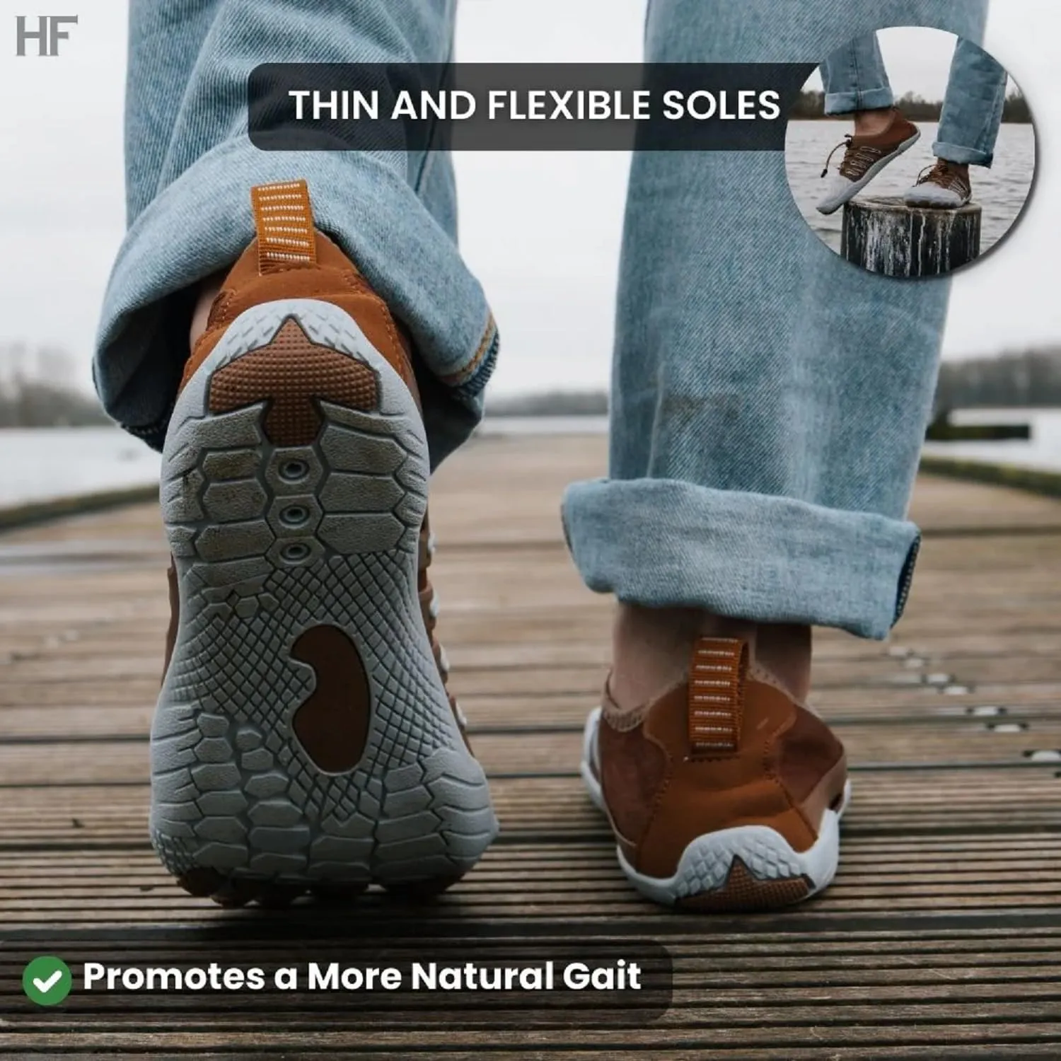 Colson Pro Healthy - Non Slip Barefoot Shoes, Soft, Flexible, and Thin Soles Quick Dry Shoe, Ideal Choice Daily Wear, Unisex