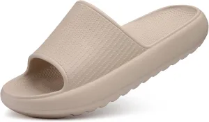 Comwarm Cloud Slide Sandals for Women Men Ultra Comfort Recovery Pillow Slippers Soft Summer Beach Shoes with Low Arch Support