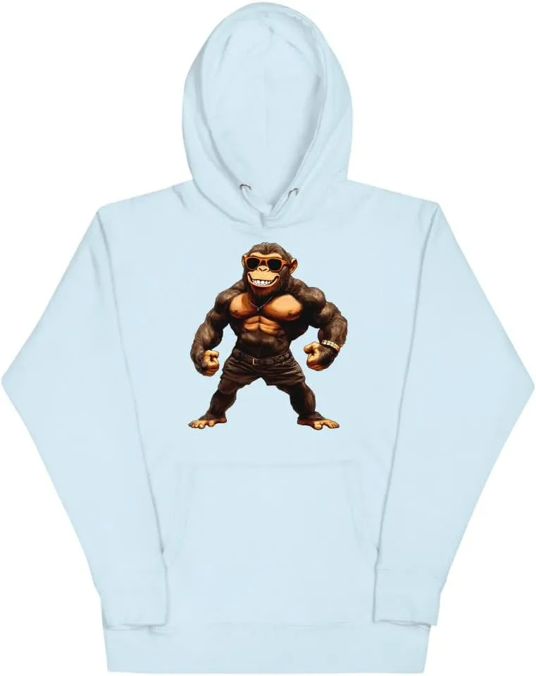 Cool Monkey Fitness Hoodie Pullover